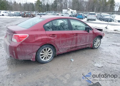 2012 Subaru Impreza 2.0I Premium из США, поврежденный, VIN JF1GJAC69CH024228